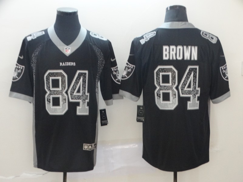 Men's Las Vegas Raiders #84 Antonio Brown Black Jersey